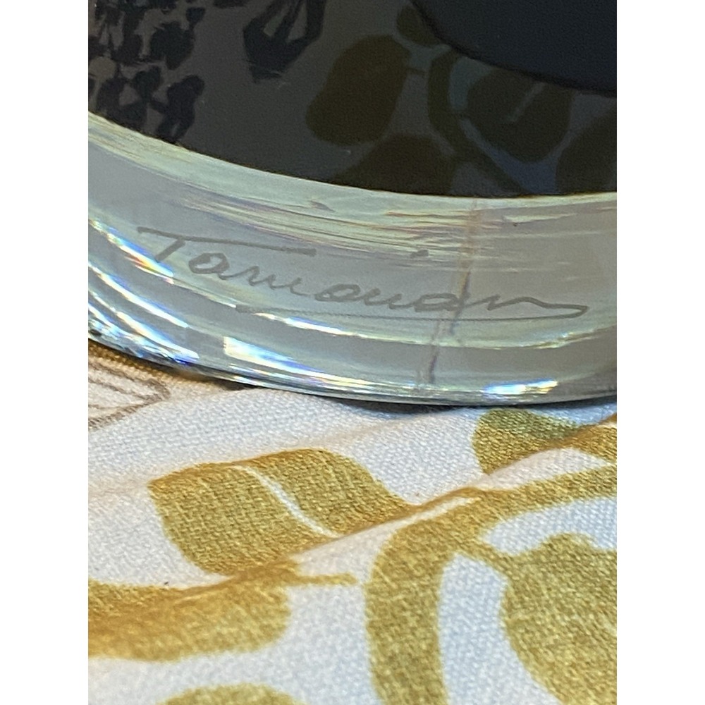 Ion Tamaian Signed Romanian Art Glass Vase 21" Amethyst Clear Loops MCM Rare - Picture 14 of 17